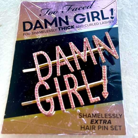 New! Damn Girl Glam Too Faced Hair Pin Set! - Picture 3 of 4